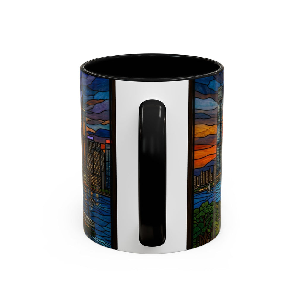 Hong Kong Sky Line Stained-Glass Coffee Mug (11/15oz)