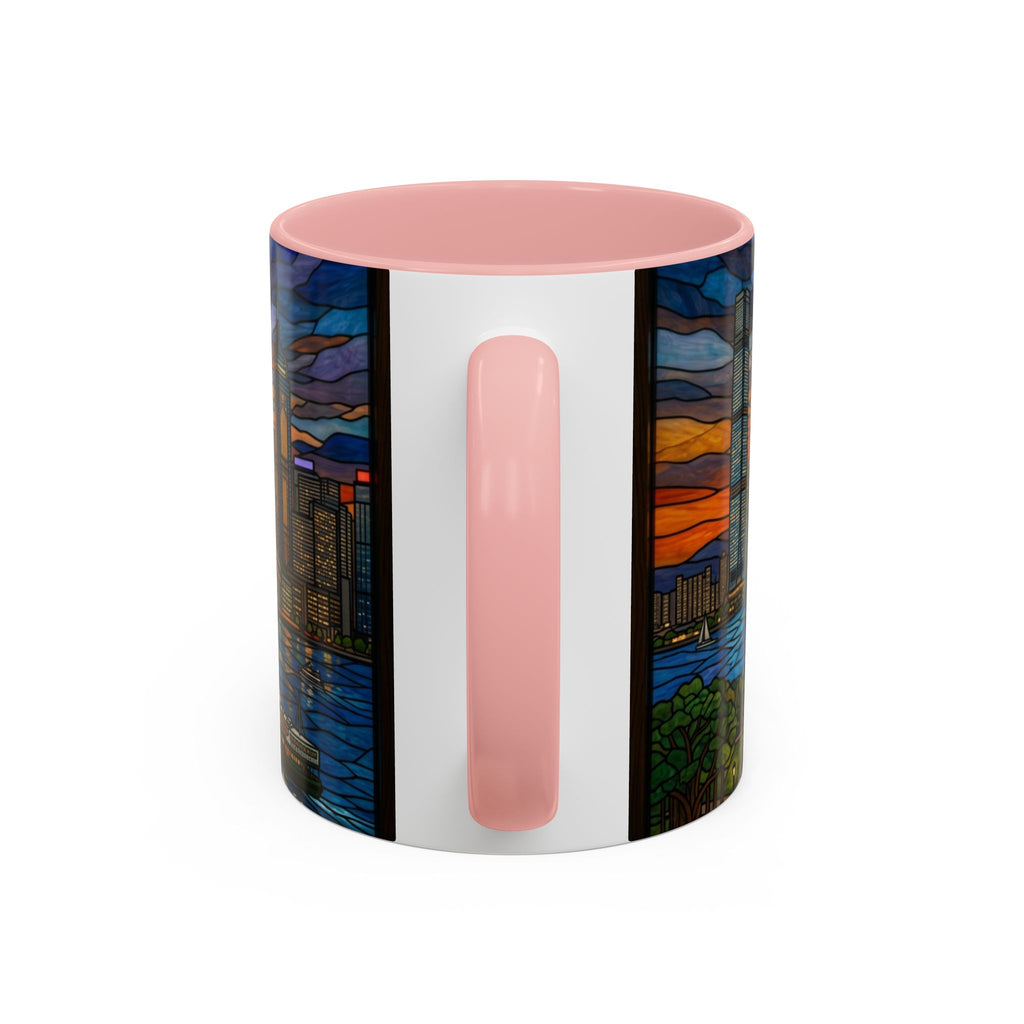 Hong Kong Sky Line Stained-Glass Coffee Mug (11/15oz)