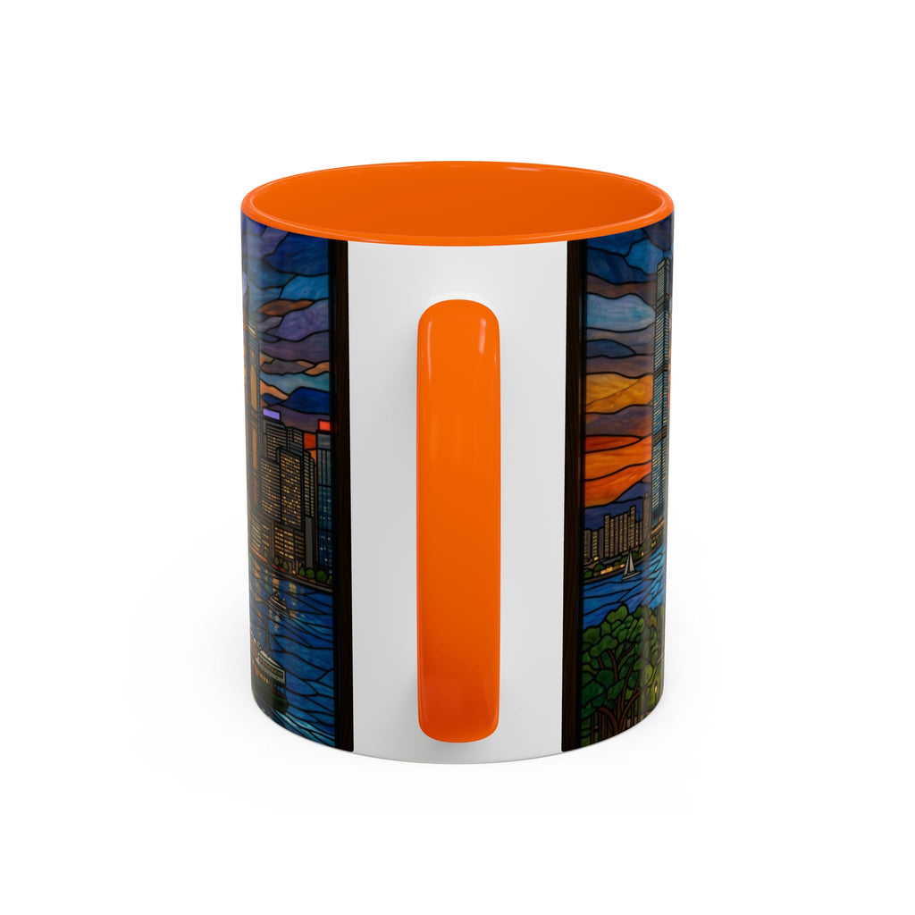 Hong Kong Sky Line Stained-Glass Coffee Mug (11/15oz)